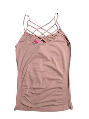SKYLEE Collection Maternity One Size Camisole Tank Top Reversible Light Mauve